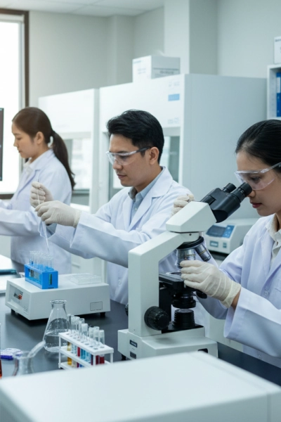 EP.1 พี่แจงพาส่องห้องทีมวิจัยและพัฒนา ทีมวิจัยกำลังคิดค้น ผลิตลิปสติกที่ติดทนมาก จนล้างไม่ออก